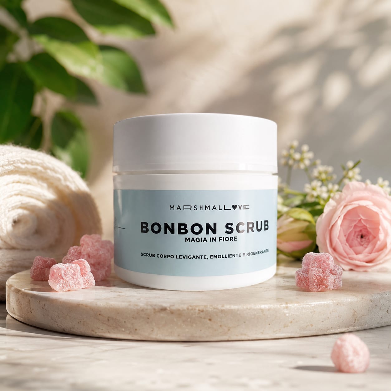 Bonbon Scrub - Iris e Talco