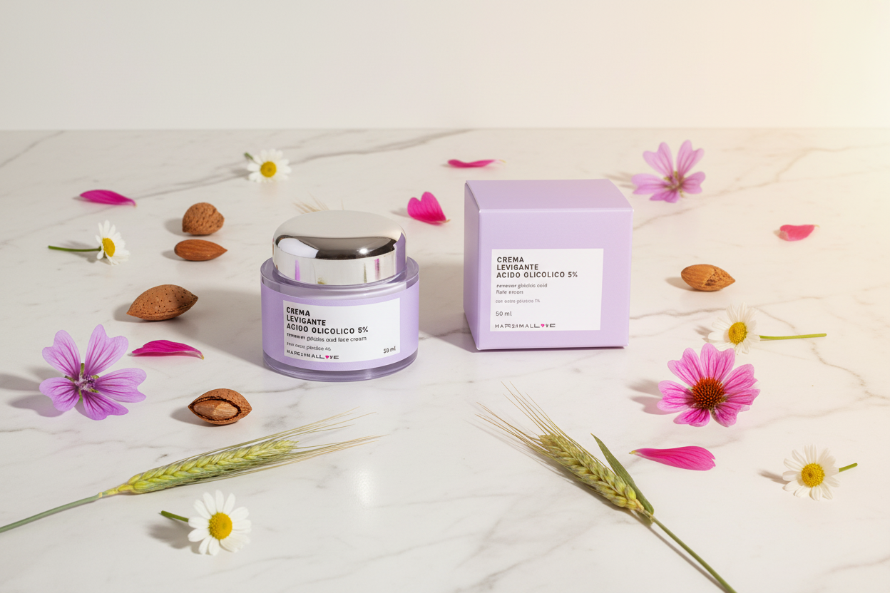 Crema Levigante AciGlic 5% - ambientata